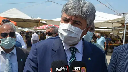 Milletvekili Ergun üretici pazarını ziyaret etti