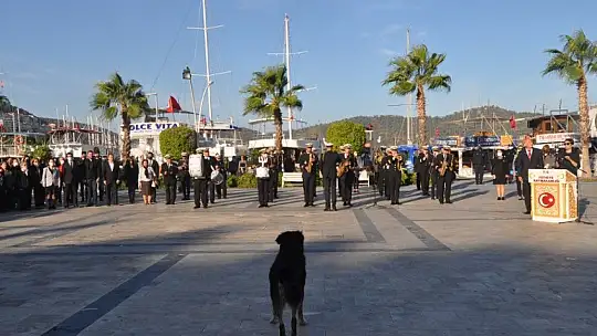 Fethiye'de Atatürk saygı ile anıldı