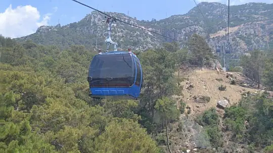 Babadağ Teleferiğe yoğun ilgi