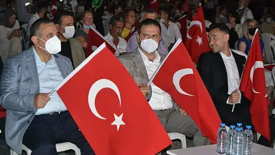 Gazi Aybey, 'Şehitlerimizin, gazilerimizin kanıyla buradayız'