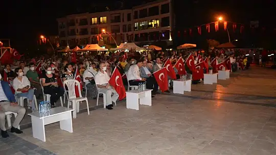 Gazi Aybey, 'Şehitlerimizin, gazilerimizin kanıyla buradayız'