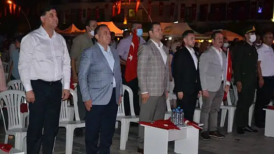 Gazi Aybey, 'Şehitlerimizin, gazilerimizin kanıyla buradayız'