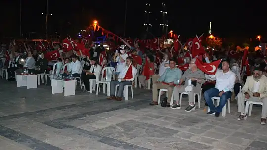 Gazi Aybey, 'Şehitlerimizin, gazilerimizin kanıyla buradayız'