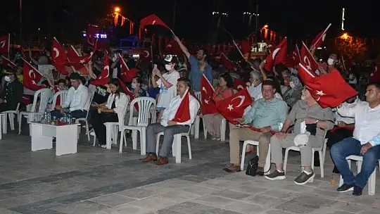 Gazi Aybey, 'Şehitlerimizin, gazilerimizin kanıyla buradayız'