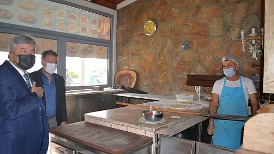 Fethiye'de esnaf ziyaretlerinde bulundu