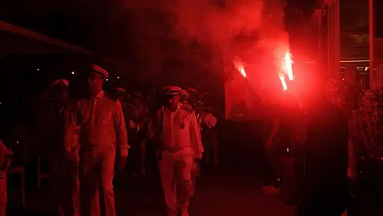 Cumhuriyet yürüyüşünde, Bayram coşkusu