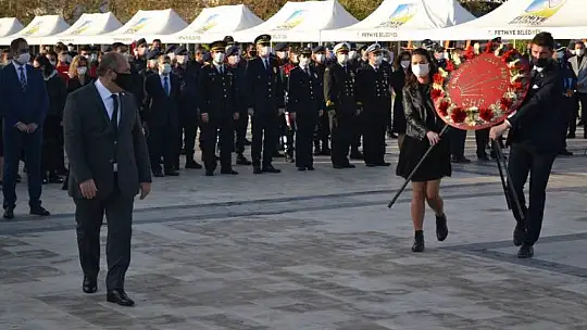 Fethiye Atatürk'ü saygı ve özlemle andı
