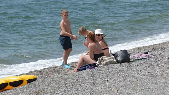 Çalış Plajı'nda çalışmalar devam ediyor