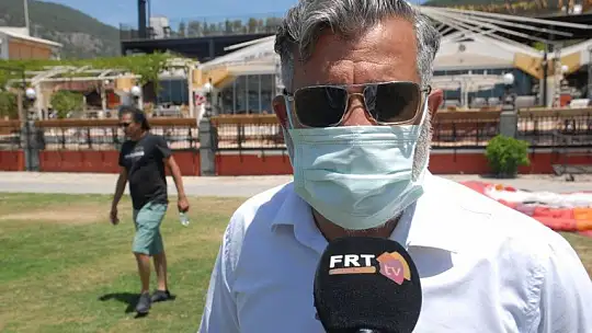 Ukraynalı acenteler paraşüt keyfi yaptı