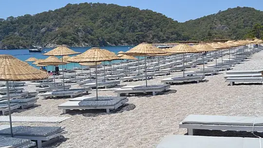 Ölüdeniz Kumburnu Plajı baştan aşağıya yenilendi