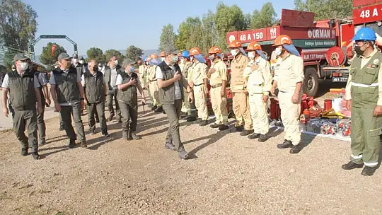 Yangın ekiplerine işbaşı eğitim Tatbikatı