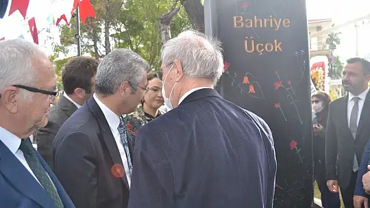 Bahriye Üçok Parkı, Halk Evi ve Türkan Saylan Anıtı açıldı