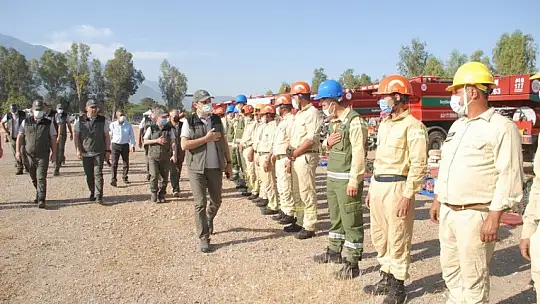 Yangın ekiplerine işbaşı eğitim Tatbikatı