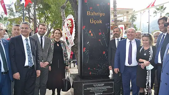 Bahriye Üçok Parkı, Halk Evi ve Türkan Saylan Anıtı açıldı