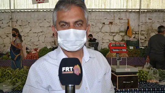 Semt pazarında tam kapanma yoğunluğu