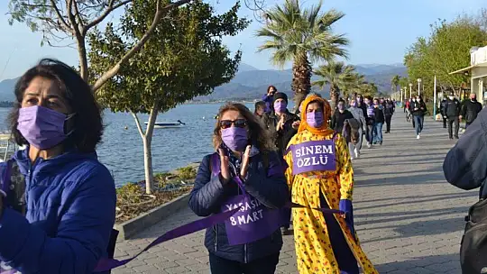 Kadın platformları  yürüyüş etkinliği düzenledi