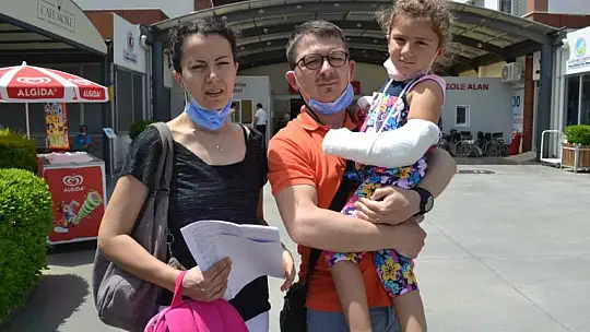 Minik İdil ölümden döndü 