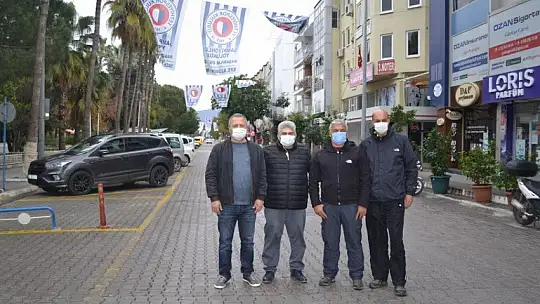 Fethiye sokakları bayraklarla donatıldı 