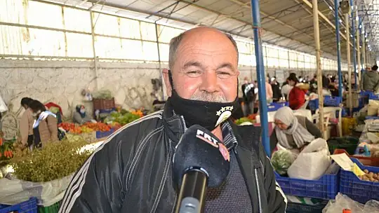 Üretici pazarının eski yoğunluğu yok