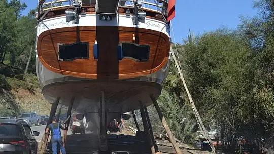 Yat ve tekneler sezona hazırlanıyor 