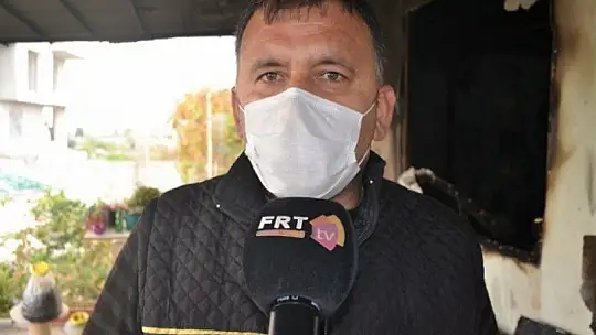 Zorluklarla yaptırdığı evi kül oldu