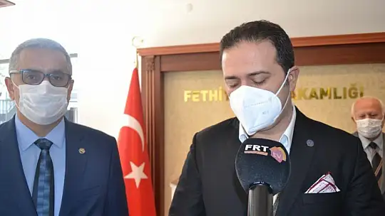 Kaymakam Fırat'ı makamında ziyaret ettiler 