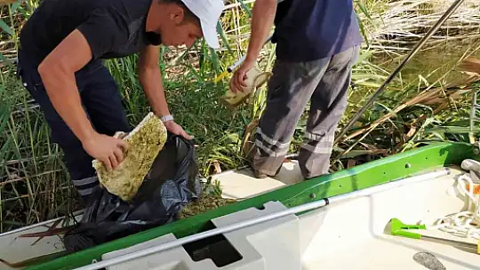 Dünyaca ünlü Dalyan kanalında temizlik