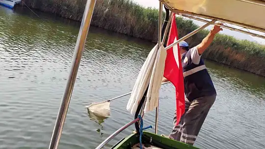 Dünyaca ünlü Dalyan kanalında temizlik