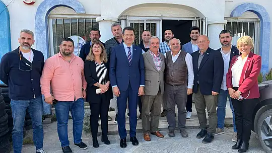 İYİ Parti milletvekili adayı Mehmet tosun, Bodrum'da oda başkanlarını ziyaret etti