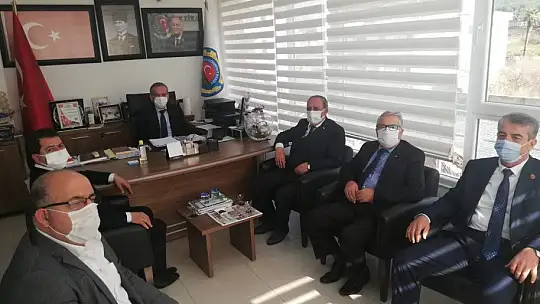 Seydikemer'de MHP'den ziyaretler