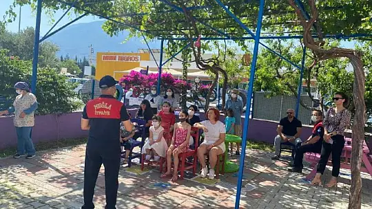 Nursel Özdemir'de yangın tatbikatı
