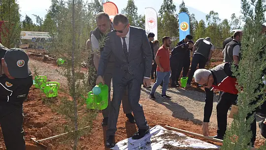 Milli Ağaçlandırma Günü'nde 2023 fidan dikildi