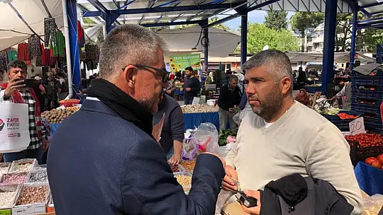 Aday Yiğit, Vatandaşların ve Esnafların Taleplerini Dinledi