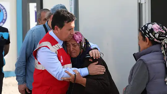 BAŞKAN ARAS YENİDEN DEPREM BÖLGESİNDE