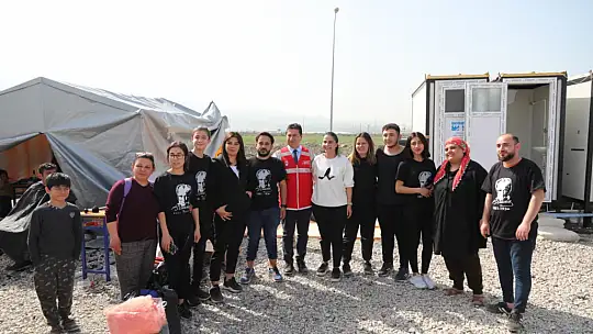 BAŞKAN ARAS YENİDEN DEPREM BÖLGESİNDE