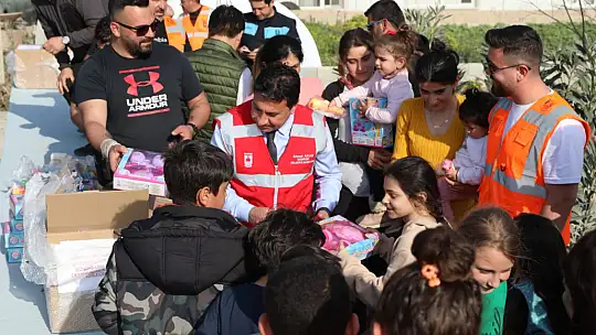 BAŞKAN ARAS YENİDEN DEPREM BÖLGESİNDE