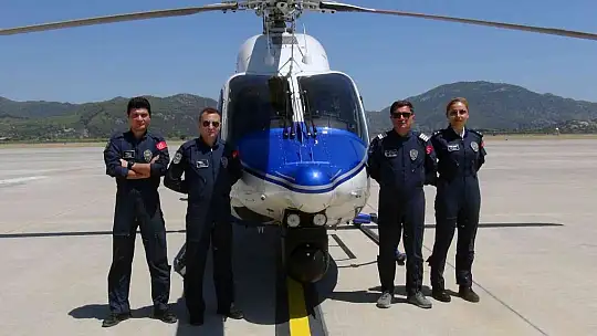 Emniyet'in 'uçan göz'ünü kadın pilot uçurdu