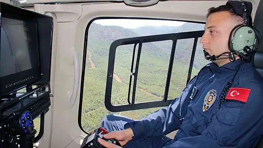 Emniyet'in 'uçan göz'ünü kadın pilot uçurdu