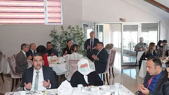 Emniyet Müdürü Dilberoğlu şehit aileleri ve gaziler ile buluştu