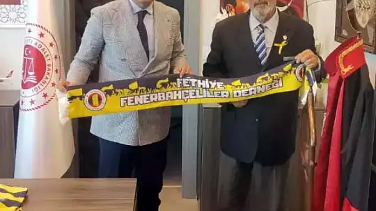 FETHİYE FENERBAHÇELİLER DERNEĞİ'NDEN BAŞSAVCIYA ZİYARET