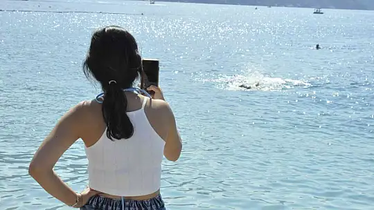 FETHİYE'DE 3. SPOR FESTİVALİ AÇIK SU YÜZME YARIŞI YAPILDI
