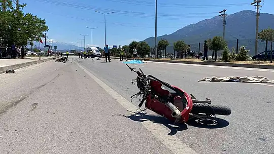 Fethiye'de iki motosiklet çarpıştı: 2 ölü, 1 yaralı