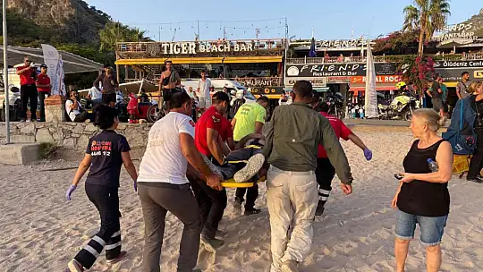 FETHİYE'DE PARAŞÜT KAZASI: 1 YARALI