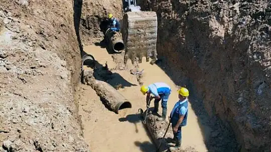 Fethiye'deki arızaya MUSKİ'nin müdahalesi devam ediyor