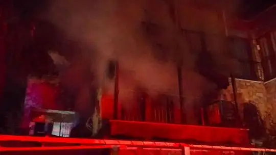 Fethiye'deki yangında bir evde maddi hasar meydana geldi