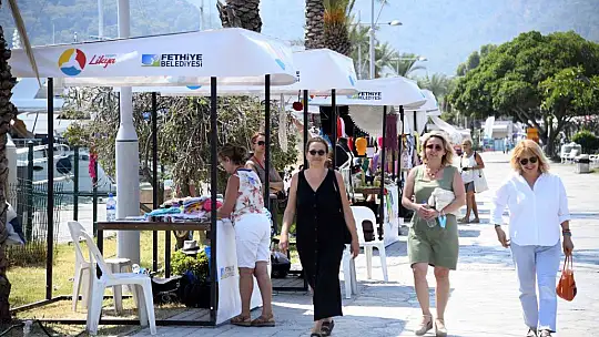 Kadın Girişimi Kooperatifi Göcek'te stantlarını açtı