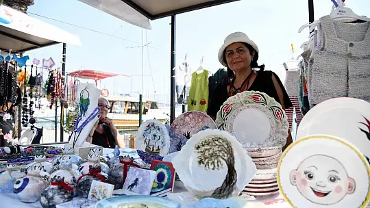 Kadın Girişimi Kooperatifi Göcek'te stantlarını açtı