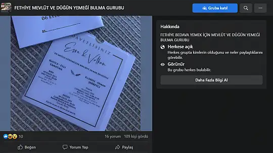 Mevlüt Bulma Grubu Fethiye'de kuruldu