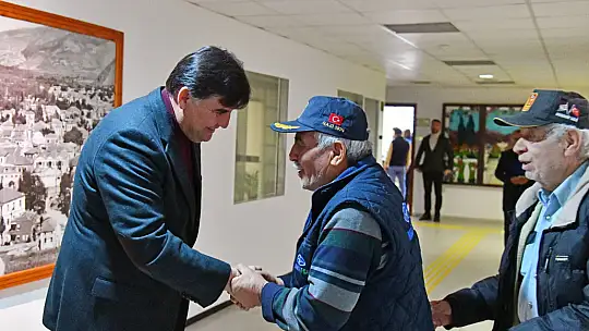 GAZİLERDEN KARACA'YA TEŞEKKÜR ZİYARETİ