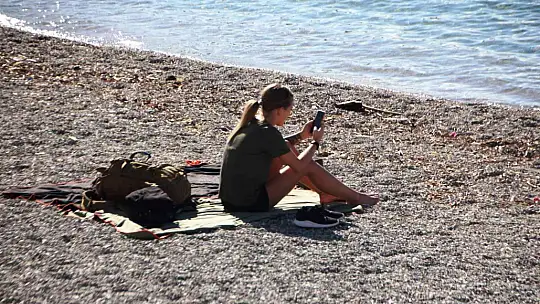 GECE KABUSU YAŞADILAR, SABAH DENİZE GİRDİLER